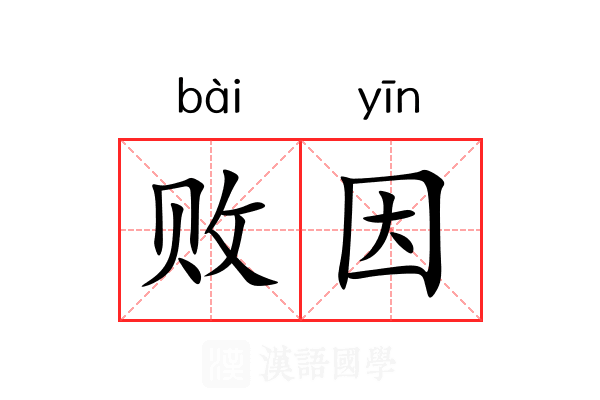 败因