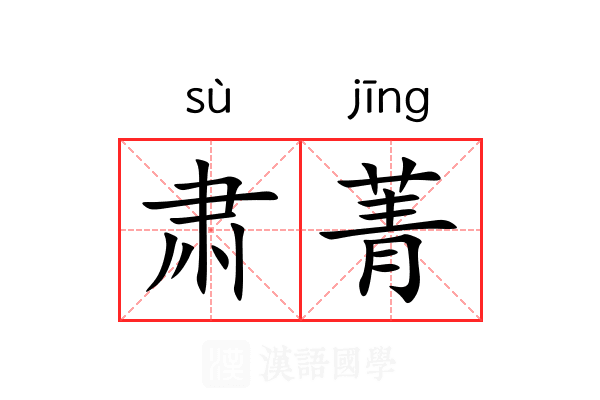 肃菁