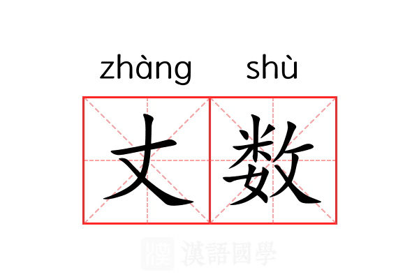 丈数