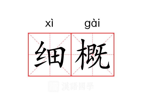 细概 细概