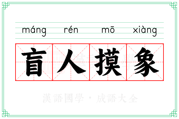 盲人摸象